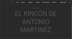 Desktop Screenshot of elrincondeantoniomartinez.es